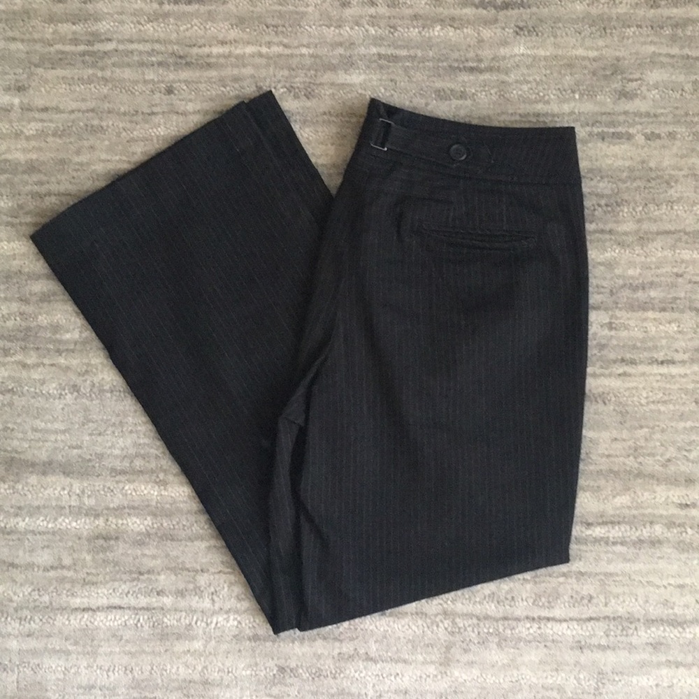 LOFT | Black Pinstripe Ann Suit Pant